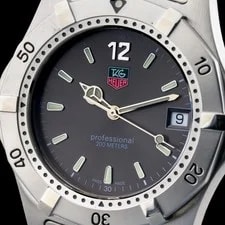 TAG Heuer Professional WK1115 Gray Dial 38mm Quartz Steel 4