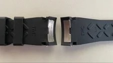 IWC Portugieser Rubber Strap Black Embossed Genuine 4
