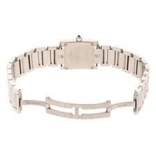 Cartier Tank Française SM W51008Q3 Stainless Steel 20mm Ivory Dial #DW2675 4