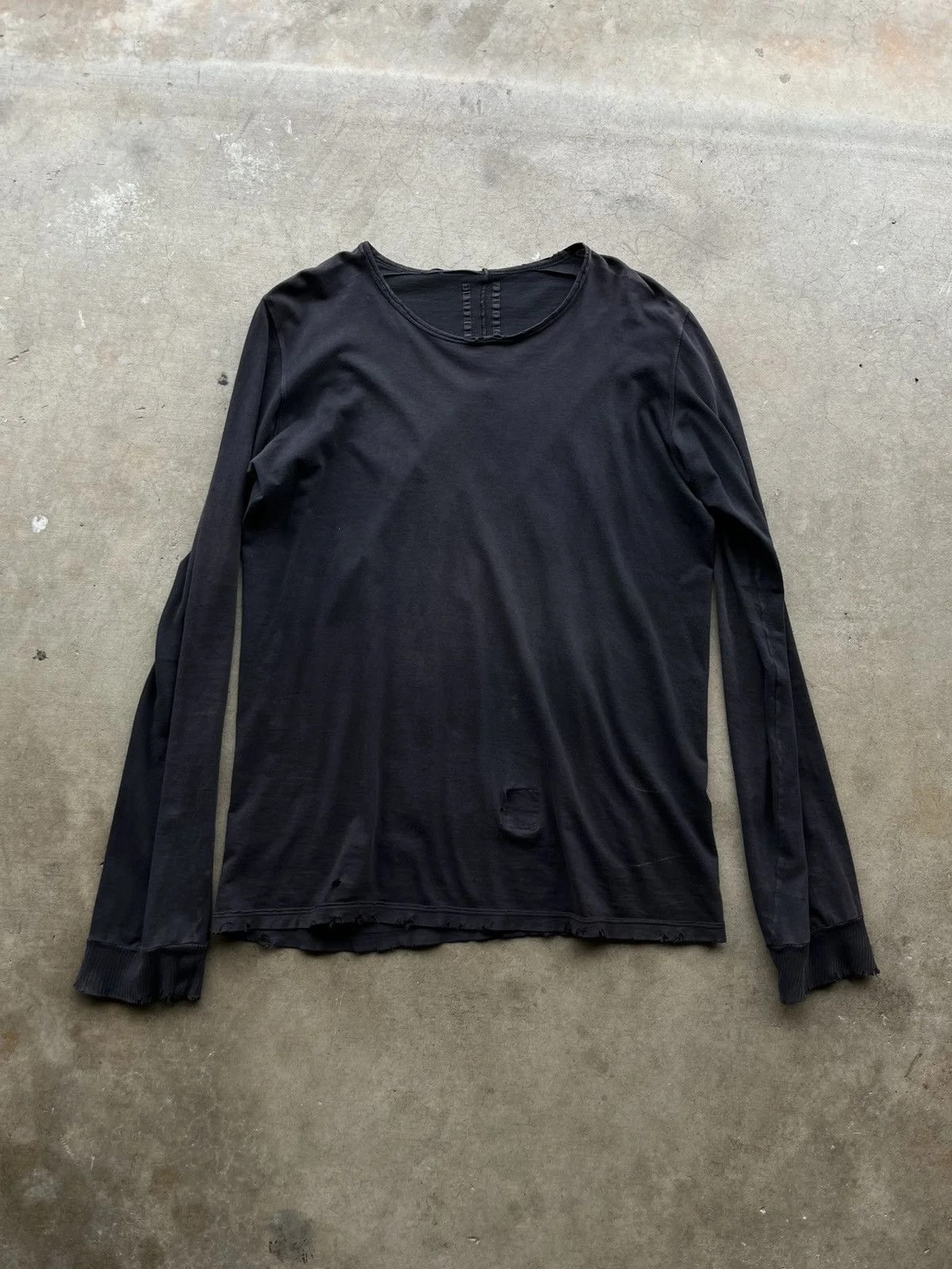 Rick Owens — Rick Owens Distressed Longsleeve Drkshdw — streetwear — resale