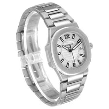 Patek Philippe Nautilus White Gold Silver Dial 7011 7011G Box Papers 3