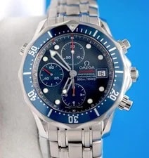 Omega — Omega Seamaster 300M Automatic Chronograph 41MM Blue Dial 2225.80 — Watch — resale