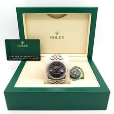 Rolex 126331 Datejust 41 18K/SS With Slate Roman Dial on Jubilee 2