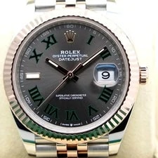 Rolex 126331 Datejust 41 18K/SS With Slate Roman Dial on Jubilee 3