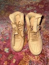 Nike SF AF1 Mid Flax Wheat Gum ’S 8.5 ’S 10 Special Field Air Force 1 2