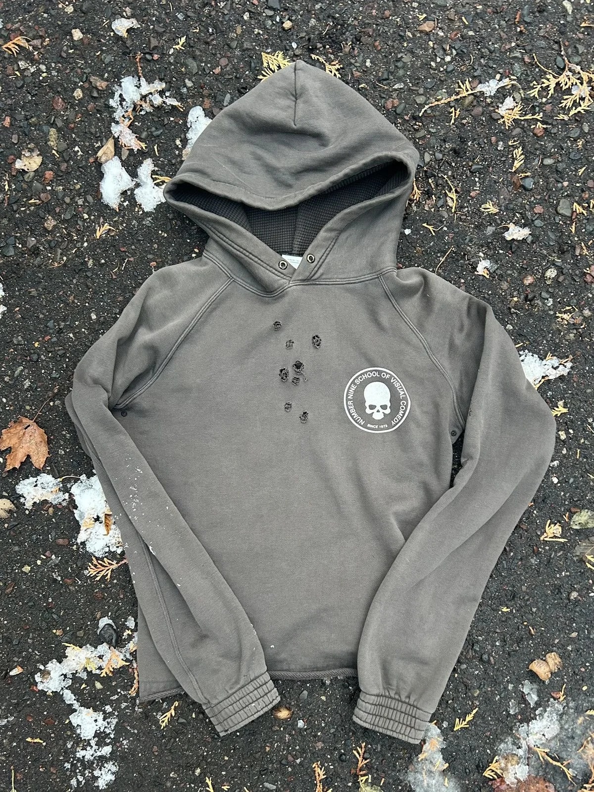 Number (N)ine — Number (N)ine School of Visual Comedy Hoodie Archive — streetwear — resale