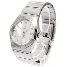 Omega Constellation 123.10.35.20.52.001 35mm SS Silver #C6247 2