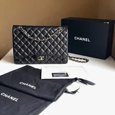 Chanel — Chanel Classic Single Flap HW 26-Ser Full Set Auth — Handbag — resale