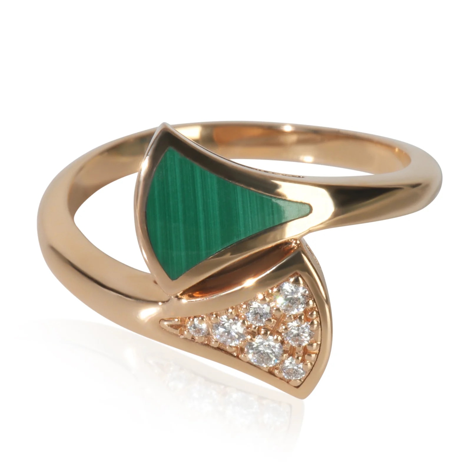 Bvlgari — Bvlgari Rose Gold Malachite and Divas Dream 18k — Jewelry — resale
