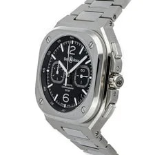 Bell & Ross BR 05 Chronograph Black Dial Steel Bracelet BR05C-BLC-ST/SST 2
