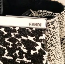 Fendi 2jours Animal Print Excellent From Japan 3