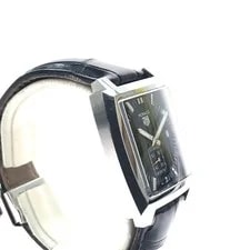 TAG Heuer Monaco WAW131A Square Quartz Date Small Second 37mm 3