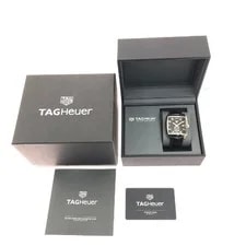 TAG Heuer Monaco WAW131A Square Quartz Date Small Second 37mm 4