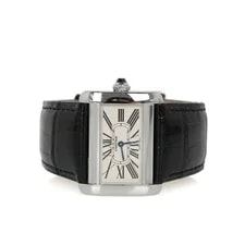 Cartier — Cartier Tank Divan Quartz Steel Leather W6300255 Ref. 2599 — Watch — resale