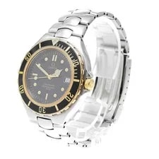 Omega Seamaster 200m YG Bezel Date Quartz 2