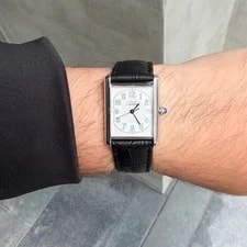 Cartier Must Tank XL Date 3-Hand White Arabic Dial Silver Watches 3