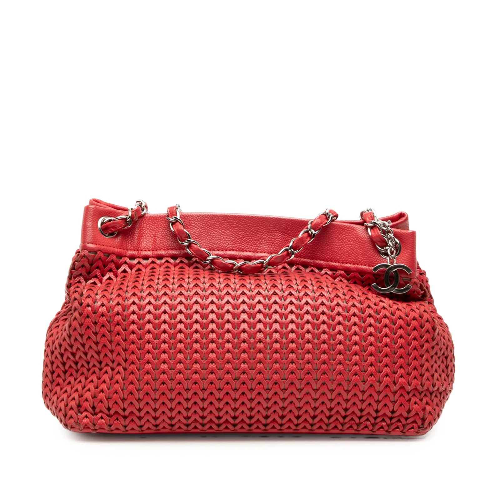 Chanel — Woven CC Charm — Handbag — resale