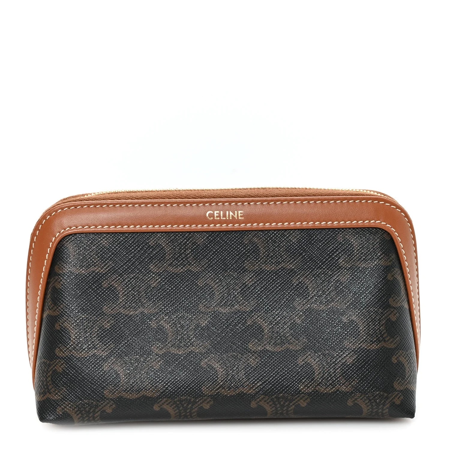 Celine — Triomphe Small Cosmetic Pouch — Accessory — resale