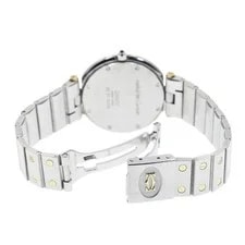 Cartier Santos Round LM 32mm SS White #C5679 2