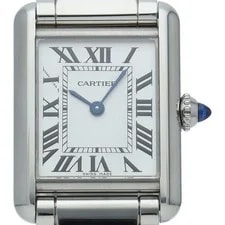 Cartier — Cartier Tank Must SM WSTA0107 Stainless Steel 22mm Silver Dial #LPW1458 — Watch — resale