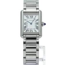 Cartier Tank Must SM WSTA0107 Stainless Steel 22mm Silver Dial #LPW1458 2