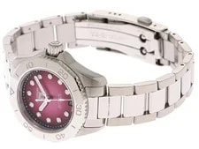 TAG Heuer Aquaracer WBP2414.BA0622 Stainless Steel 30mm Red Dial #DW652 3