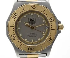 【Near 】 TAG Heuer 3000 Professional 934.206 36mm Gold Dial Quartz 2