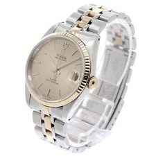 Tudor Prince Date 72033 32mm SS Gold #C11943 2