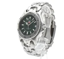 TAG Heuer S/el Professional WG111E Green Dial Date Quartz ’S Japan 4