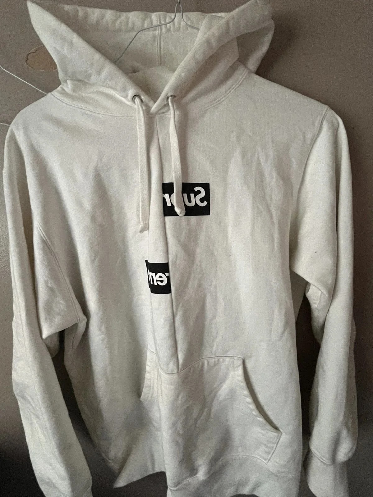 Supreme — Supreme X CDG Split Box Logo Hoodie — streetwear — resale