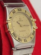 Omega Constellation 18k Gold & SS Swiss 22mm 2