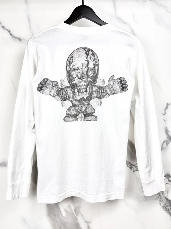 Chrome Hearts — Hearts Foti Skull Logo Longsleeve Tshirt — streetwear — resale