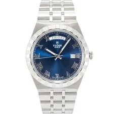 Tudor Royal 41MM 28600 Roman Blue Dial Day-Date Stainless Steel Automatic 3