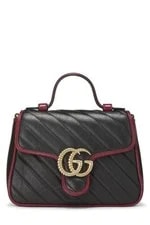 Gucci — Gucci Torchon Marmont Top Handle Flap Mini — Handbag — resale