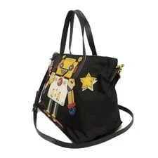 Prada Tesuto Robot Applique Calf Triangle Logo 2