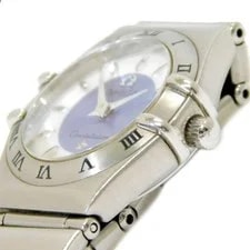 Omega Constellation Mini 1562.84 Stainless Steel Quartz Blue Dial 4