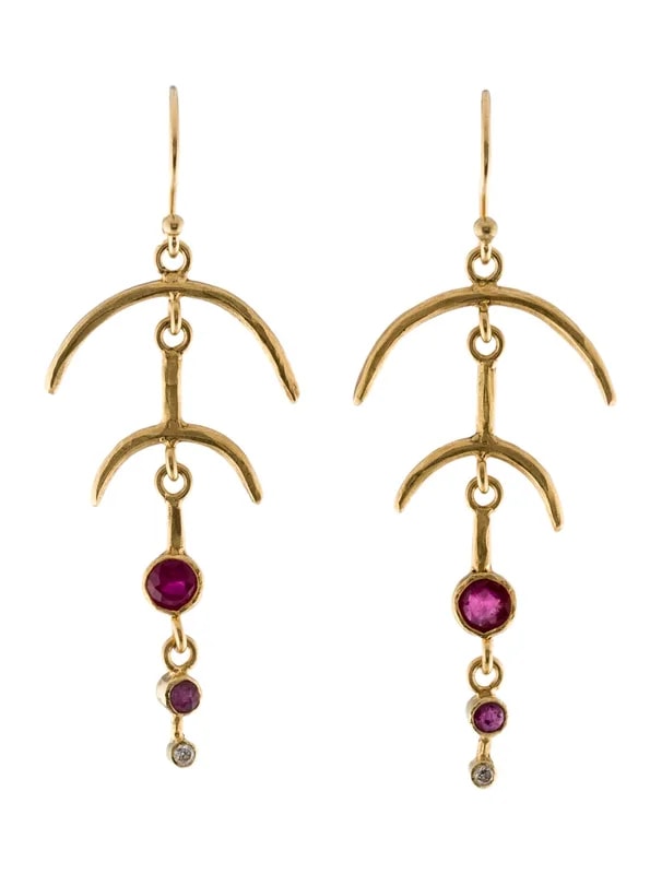 Margery Hirschey — 18K & Drop Earrings — Jewelry — resale