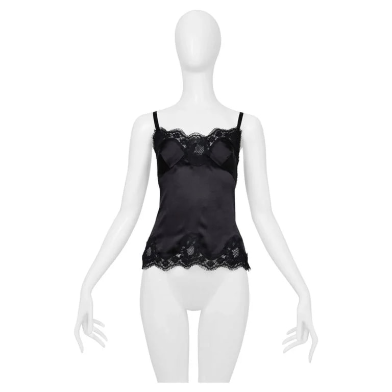 Dolce & Gabbana — Dolce & Gabbana Camisole With Lace — Designer Shoe — resale