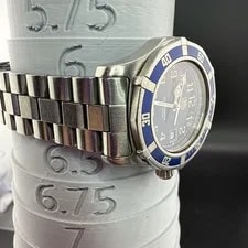 ’s Tag Heuer Professional 200M Blue Dial/Bezel 28mm Automatic Running Nice 3