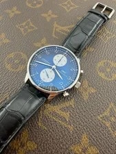 IWC Portuguese Chronograph Automatic Warranty Original Black Dial 2
