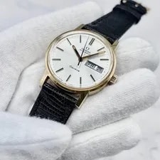 Omega Geneve 166.0117 Gold Plated Automatic From Japan 3
