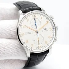 IWC — IWC IW371604 Portugieser Chronograph With Silver Dial 41mm — Watch — resale