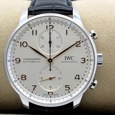 IWC IW371604 Portugieser Chronograph With Silver Dial 41mm 3