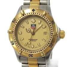 TAG Heuer — Tag Heuer Professional SS GP Quartz 27mm Gold Dial From Japan — Watch — resale
