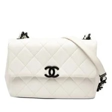 Chanel — Chanel Matelassé Coco Mark Classic Flap Chain AS2302 ... GZl1h8co — Handbag — resale