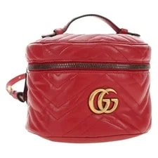 Gucci — Gucci GG Marmont Vanity Matelasse Backpack — Handbag — resale