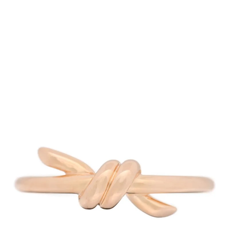 Tiffany & Co. — 18K Rose Gold Knot 49 5 — Jewelry — resale