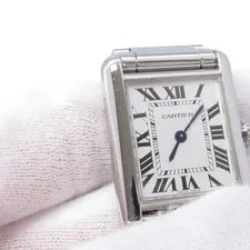 Cartier Tank Must SM WSTA0051 Silver Dial Quartz From Japan 4