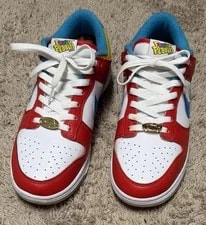 ’s Size 9.5 2022LeBron James X Fruity Pebbles X Nike Dunk Low 2
