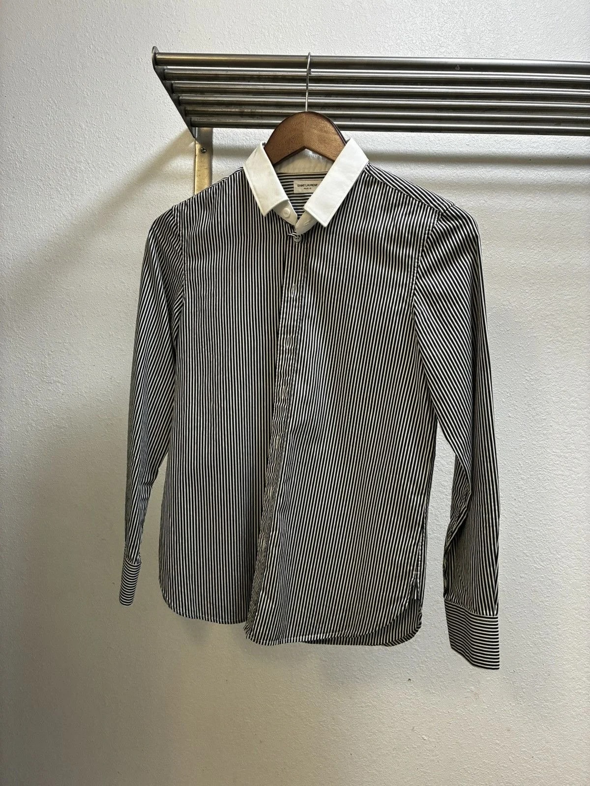 Saint Laurent Paris — Saint Laurent Paris Pinstripe Shirt eu36 — streetwear — resale